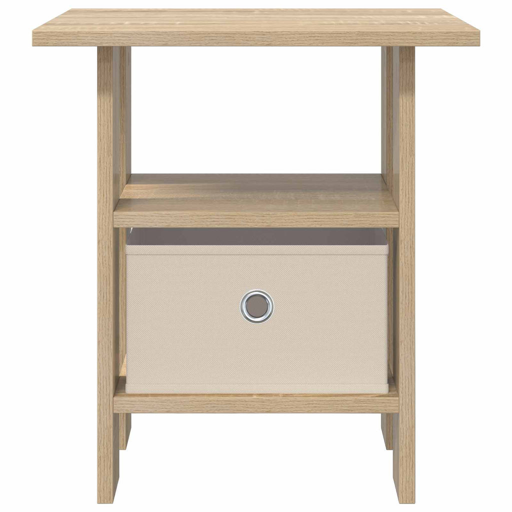 vidaXL Nachttisch 2 pcs Sonoma-Eiche 41 x 40 x 45 cm Holzwerkstoff