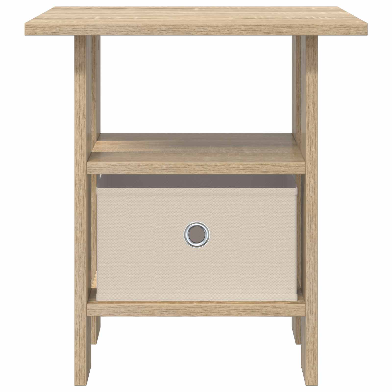 vidaXL Nachttisch 2 pcs Sonoma-Eiche 41 x 40 x 45 cm Holzwerkstoff