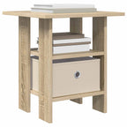 vidaXL Nachttisch 2 pcs Sonoma-Eiche 41 x 40 x 45 cm Holzwerkstoff