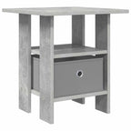 vidaXL Nachttisch Beton Grau 41 x 40 x 45 cm Holzwerkstoff