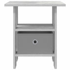 vidaXL Nachttisch Beton Grau 41 x 40 x 45 cm Holzwerkstoff