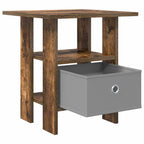 vidaXL Nachttisch 2 pcs Geräucherte Eiche 41 x 40 x 45 cm