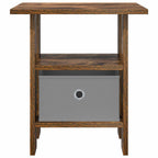 vidaXL Nachttisch 2 pcs Geräucherte Eiche 41 x 40 x 45 cm