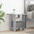 vidaXL Nachttisch Graues Sonoma 41 x 40 x 45 cm Holzwerkstoff