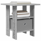 vidaXL Nachttisch Graues Sonoma 41 x 40 x 45 cm Holzwerkstoff