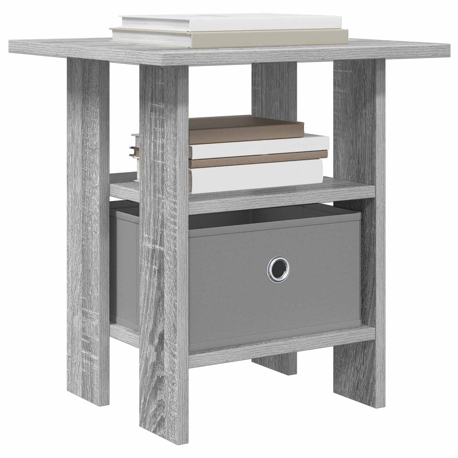 vidaXL Nachttisch Graues Sonoma 41 x 40 x 45 cm Holzwerkstoff