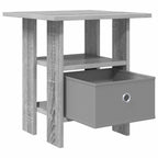vidaXL Nachttisch 2 pcs Graues Sonoma 41 x 40 x 45 cm Holzwerkstoff
