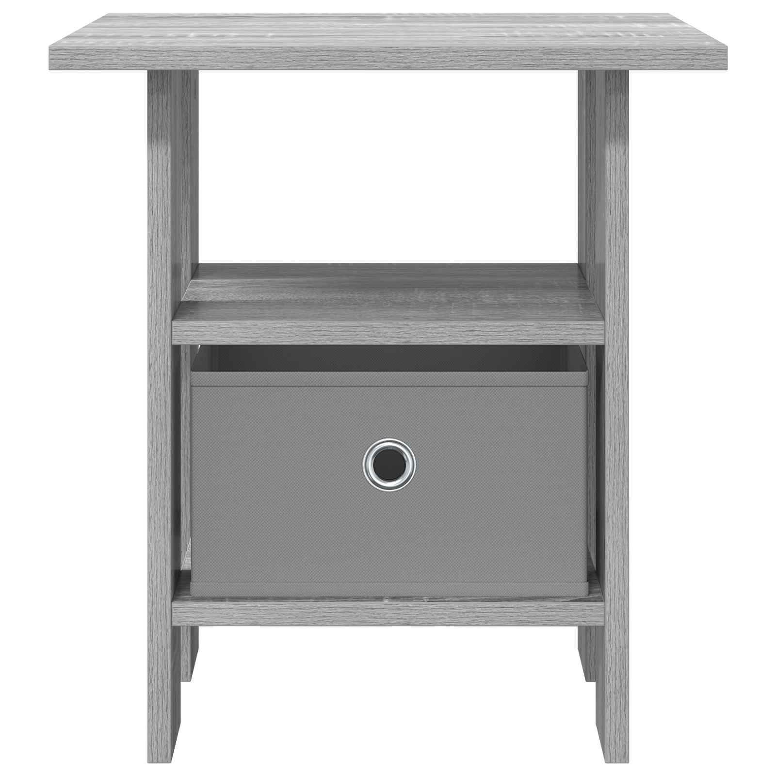 vidaXL Nachttisch 2 pcs Graues Sonoma 41 x 40 x 45 cm Holzwerkstoff