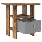 vidaXL Nachttisch mit Schubladen Altholz 41 x 40 x 45 cm Holzwerkstoff