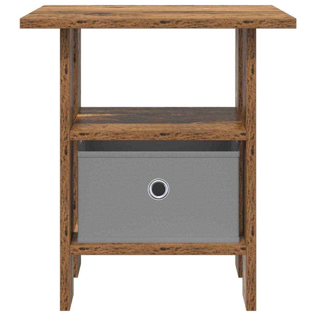 vidaXL Nachttisch 2 pcs Altholz 41 x 40 x 45 cm Holzwerkstoff