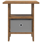 vidaXL Nachttisch 2 pcs Altholz 41 x 40 x 45 cm Holzwerkstoff