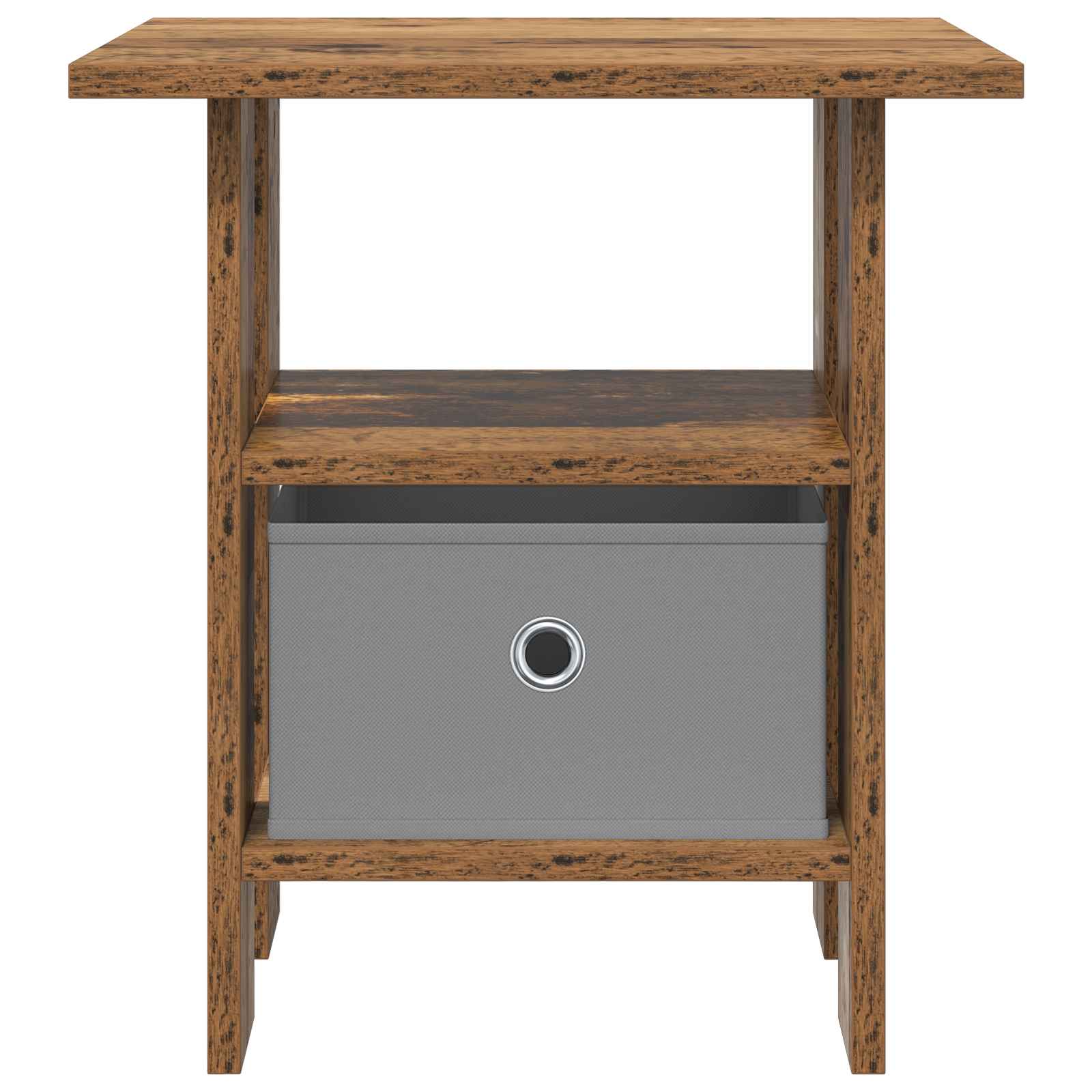 vidaXL Nachttisch 2 pcs Altholz 41 x 40 x 45 cm Holzwerkstoff