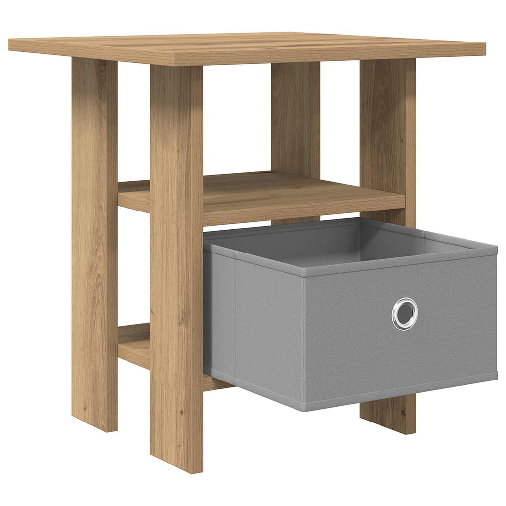 vidaXL Nachttisch 2 pcs Artisan-Eiche 41 x 40 x 45 cm Holzwerkstoff