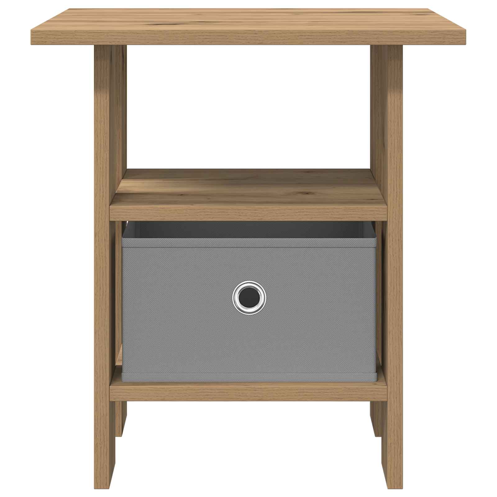 vidaXL Nachttisch 2 pcs Artisan-Eiche 41 x 40 x 45 cm Holzwerkstoff