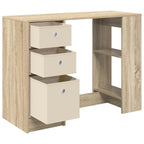 vidaXL Schreibtisch Sonoma-Eiche 100 x 40 x 75 cm Holzwerkstoff