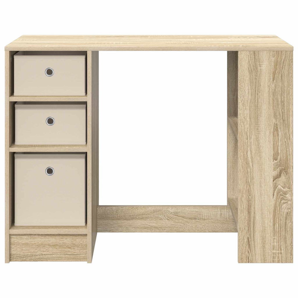 vidaXL Schreibtisch Sonoma-Eiche 100 x 40 x 75 cm Holzwerkstoff