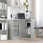 vidaXL Schreibtisch Beton Grau 100 x 40 x 75 cm Holzwerkstoff