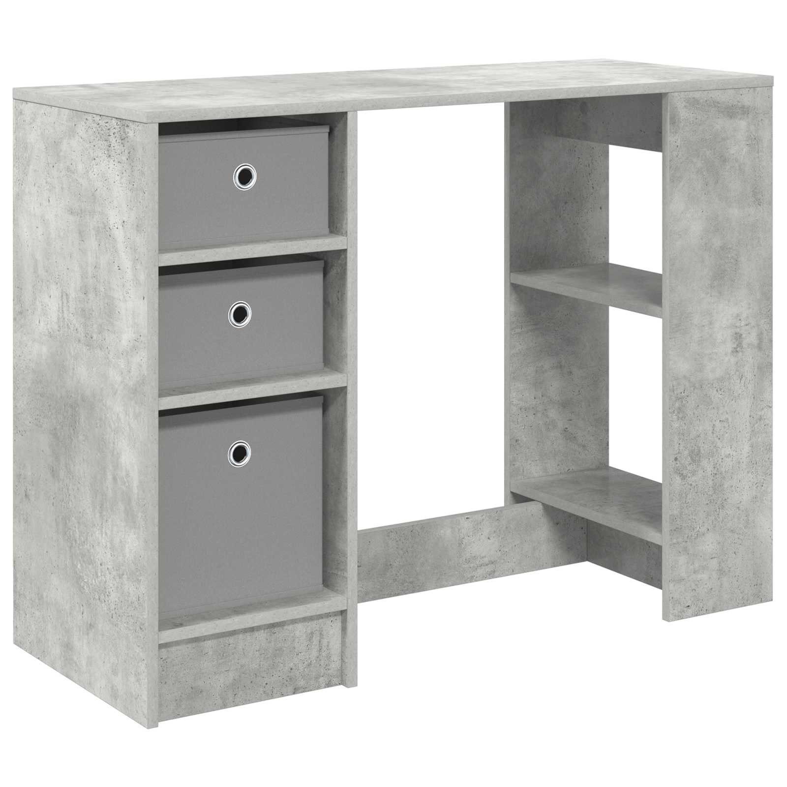vidaXL Schreibtisch Beton Grau 100 x 40 x 75 cm Holzwerkstoff