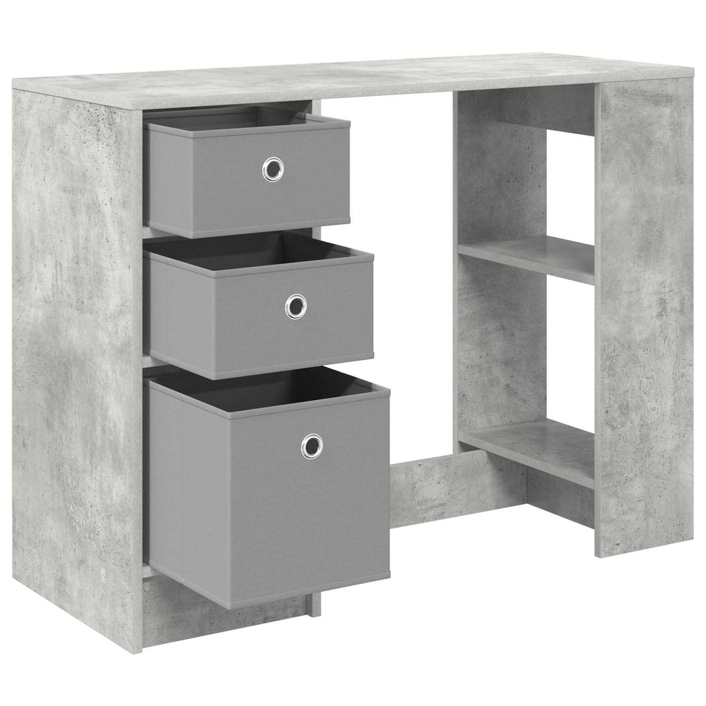vidaXL Schreibtisch Beton Grau 100 x 40 x 75 cm Holzwerkstoff