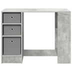vidaXL Schreibtisch Beton Grau 100 x 40 x 75 cm Holzwerkstoff