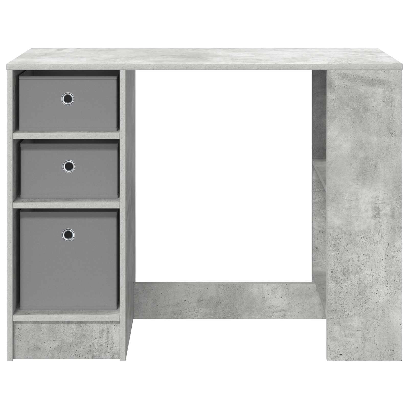 vidaXL Schreibtisch Beton Grau 100 x 40 x 75 cm Holzwerkstoff