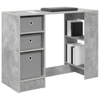 vidaXL Schreibtisch Beton Grau 100 x 40 x 75 cm Holzwerkstoff