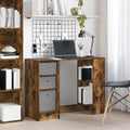vidaXL Schreibtisch Geräucherte Eiche 100 x 40 x 75 cm Holzwerkstoff