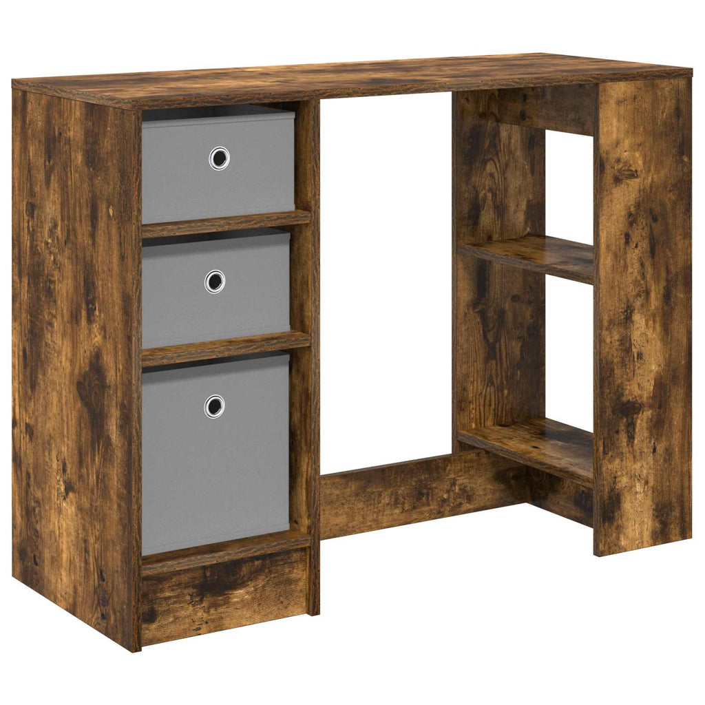 vidaXL Schreibtisch Geräucherte Eiche 100 x 40 x 75 cm Holzwerkstoff