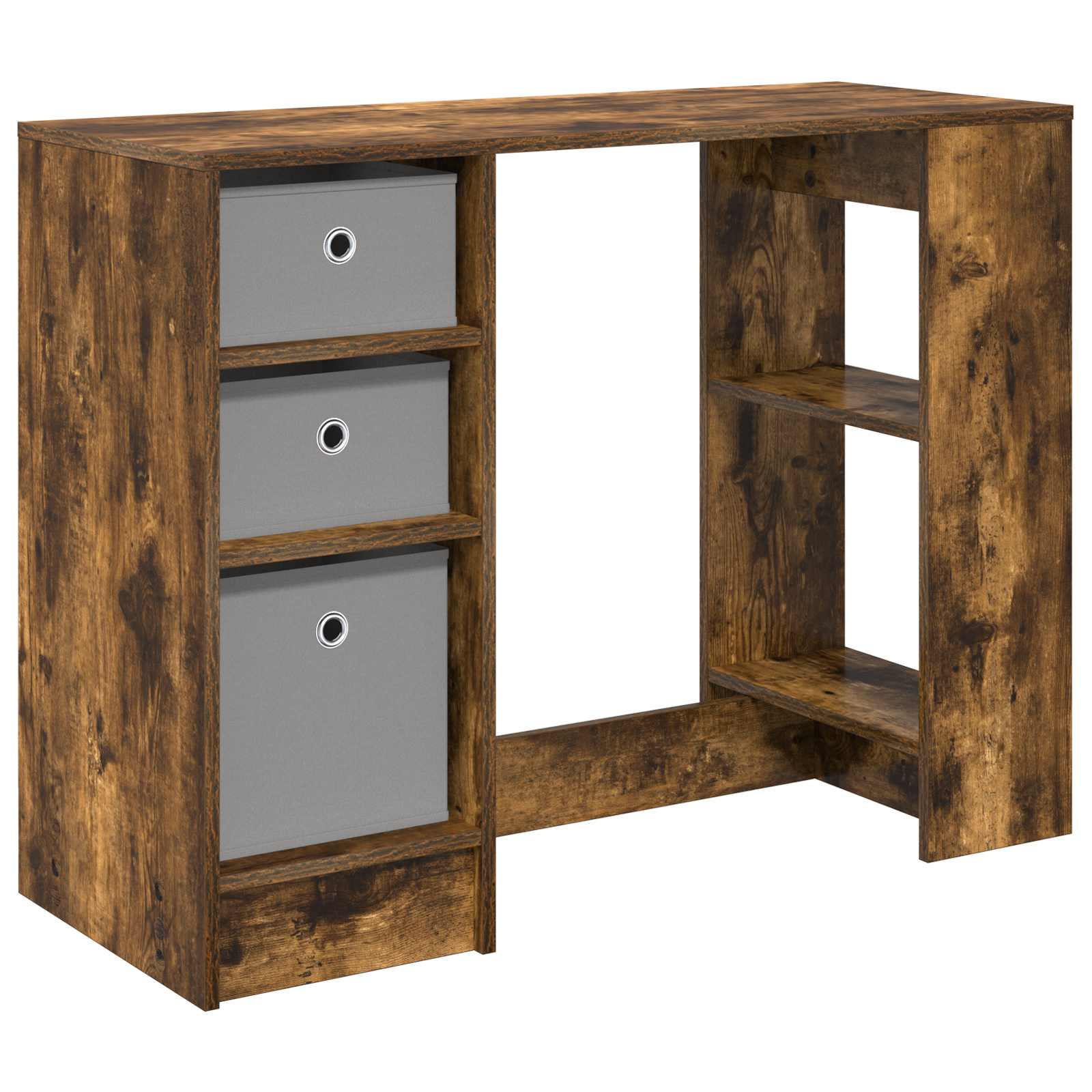 vidaXL Schreibtisch Geräucherte Eiche 100 x 40 x 75 cm Holzwerkstoff