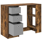 vidaXL Schreibtisch Geräucherte Eiche 100 x 40 x 75 cm Holzwerkstoff