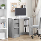 vidaXL Schreibtisch Graues Sonoma 100 x 40 x 75 cm Holzwerkstoff