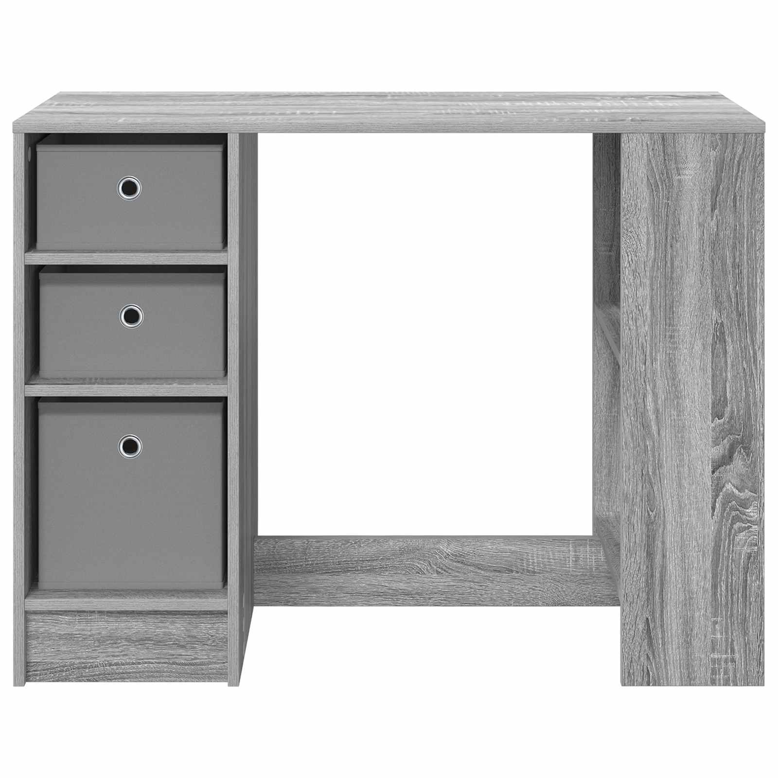 vidaXL Schreibtisch Graues Sonoma 100 x 40 x 75 cm Holzwerkstoff