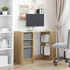 vidaXL Schreibtisch Artisan-Eiche 100 x 40 x 75 cm Holzwerkstoff