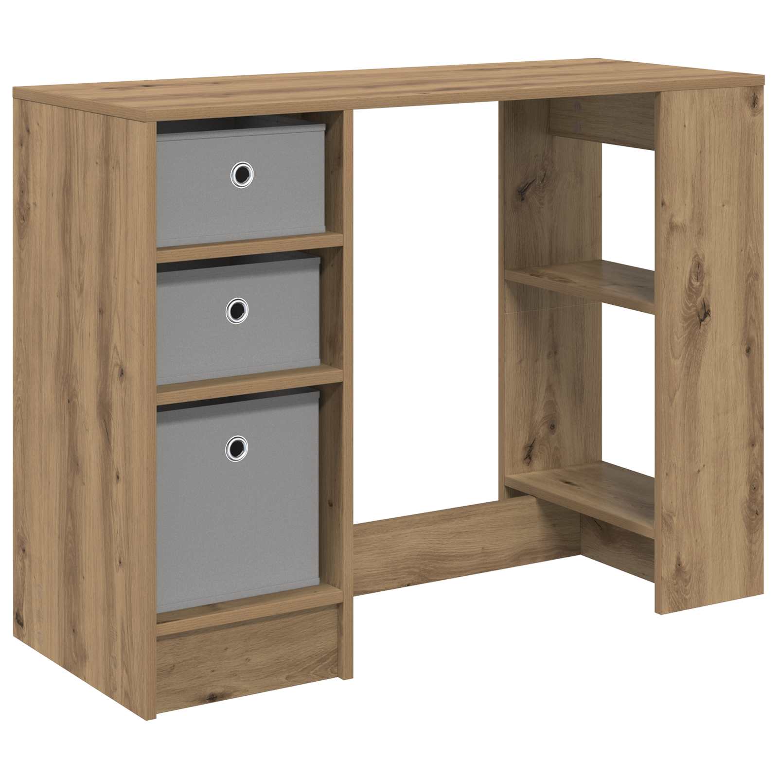 vidaXL Schreibtisch Artisan-Eiche 100 x 40 x 75 cm Holzwerkstoff