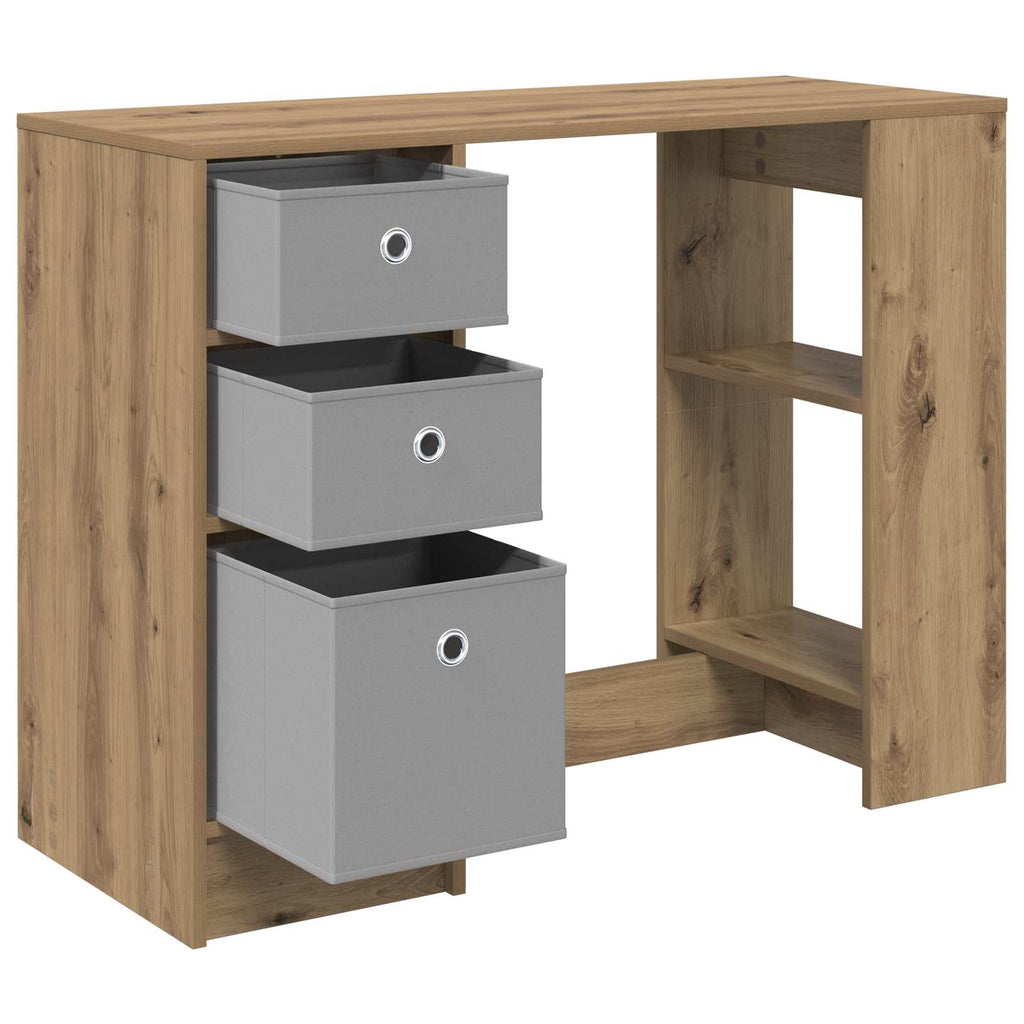 vidaXL Schreibtisch Artisan-Eiche 100 x 40 x 75 cm Holzwerkstoff