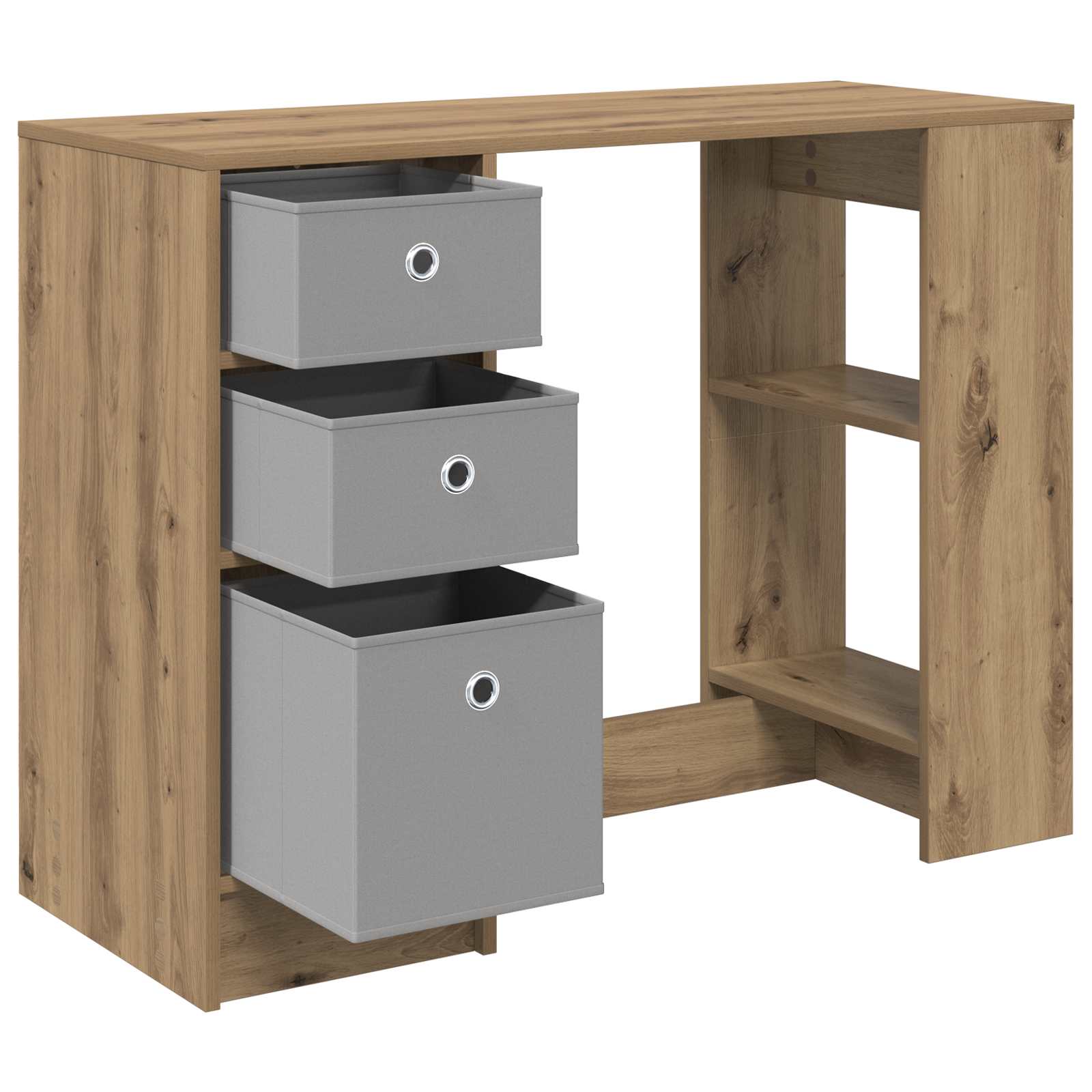 vidaXL Schreibtisch Artisan-Eiche 100 x 40 x 75 cm Holzwerkstoff