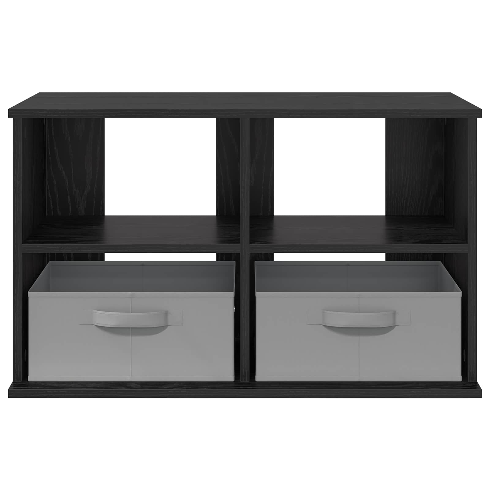 vidaXL TV-Ständer mit Schubladen Schwarz Eichen-Optik 79 x 40 x 48 cm