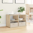 vidaXL TV-Ständer mit Schubladen Sonoma-Eiche 79 x 40 x 48 cm