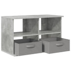 vidaXL TV-Ständer mit Schubladen Beton Grau 79 x 40 x 48 cm