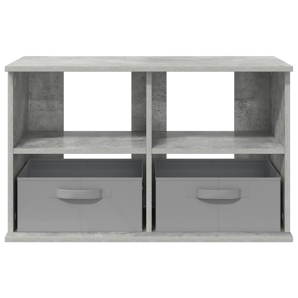 vidaXL TV-Ständer mit Schubladen Beton Grau 79 x 40 x 48 cm