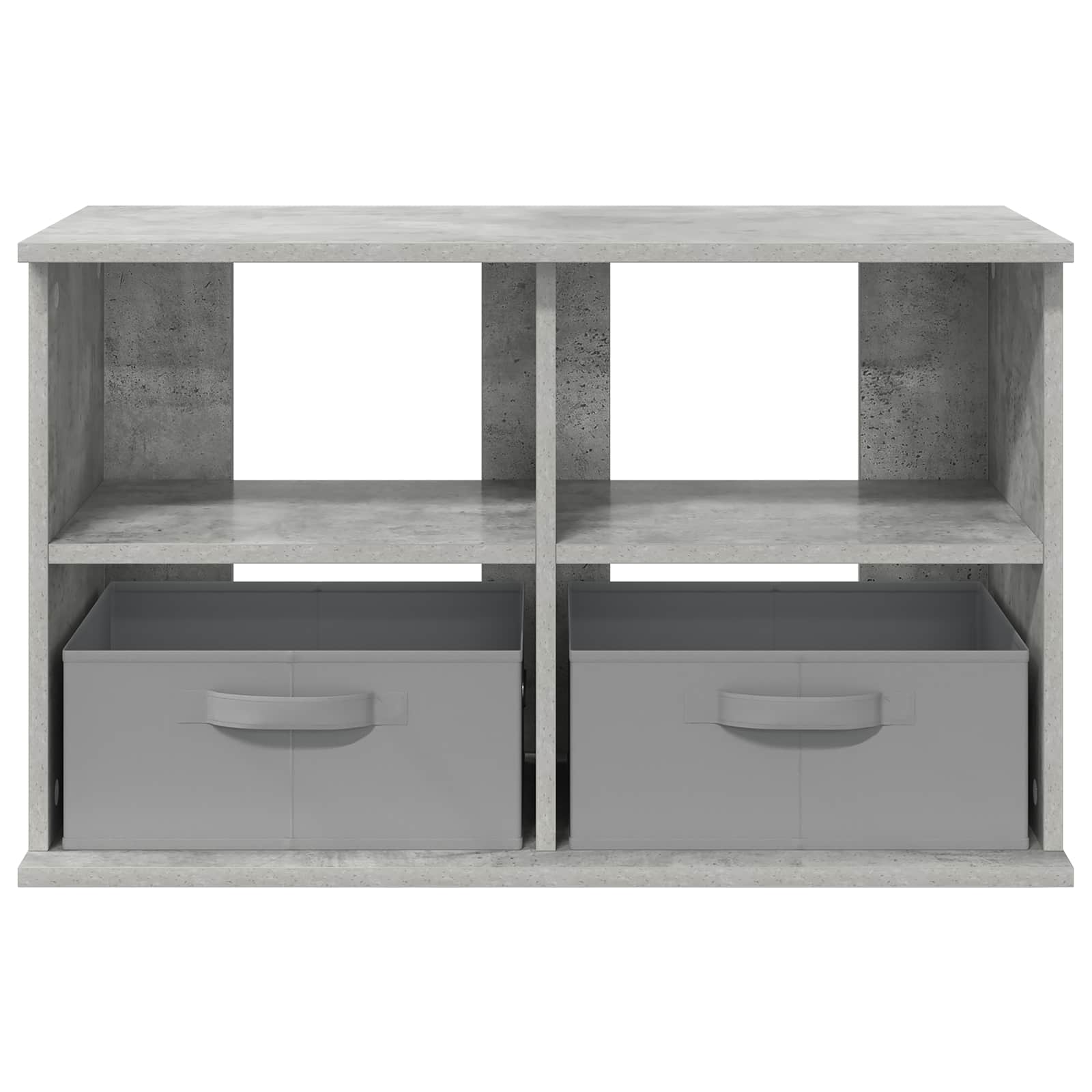vidaXL TV-Ständer mit Schubladen Beton Grau 79 x 40 x 48 cm