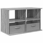 vidaXL TV-Ständer mit Schubladen Graues Sonoma 79 x 40 x 48 cm