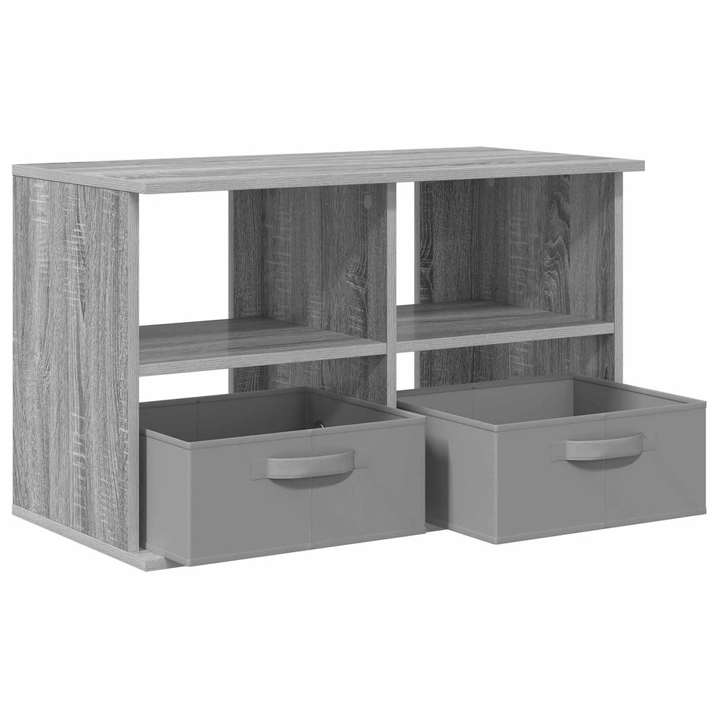 vidaXL TV-Ständer mit Schubladen Graues Sonoma 79 x 40 x 48 cm
