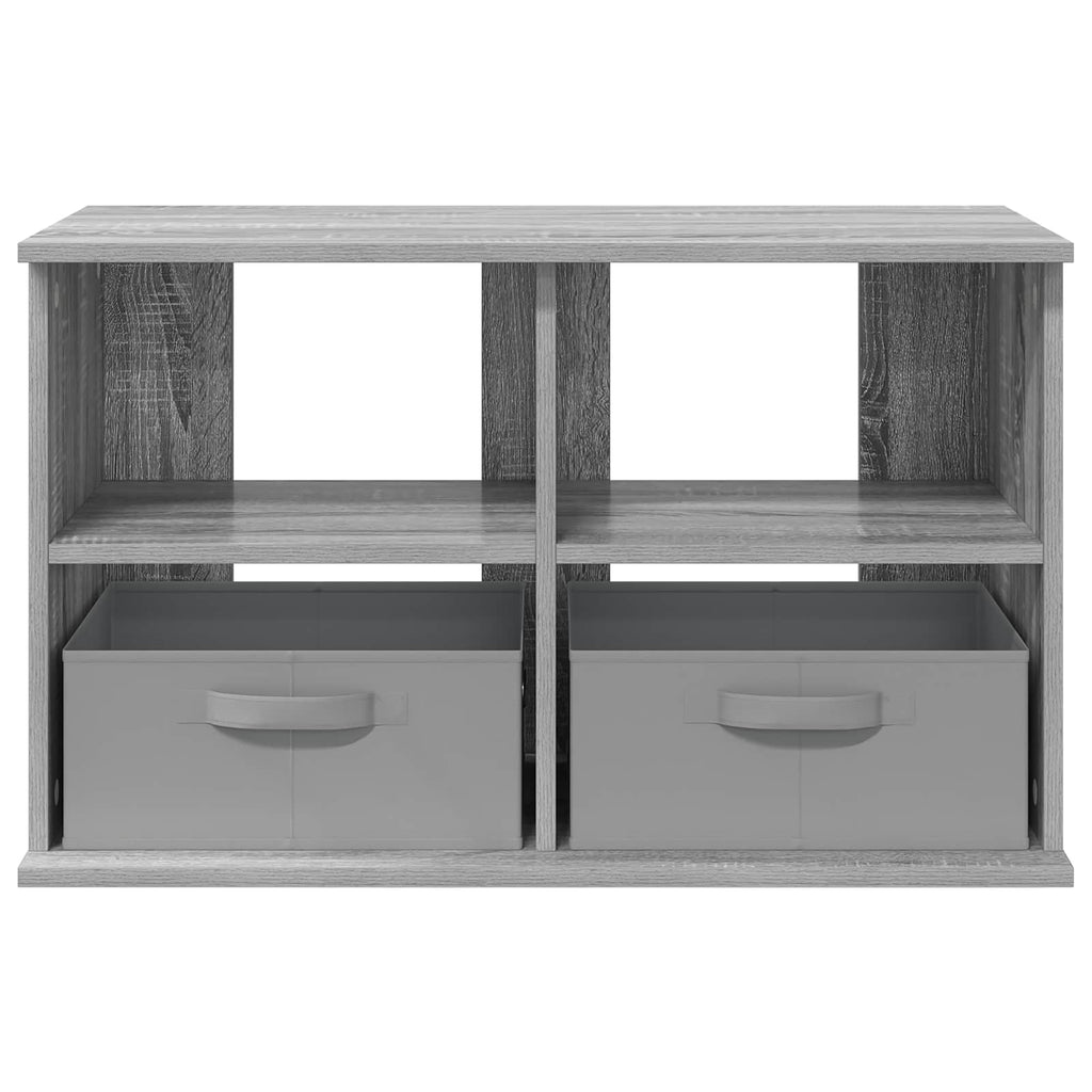 vidaXL TV-Ständer mit Schubladen Graues Sonoma 79 x 40 x 48 cm