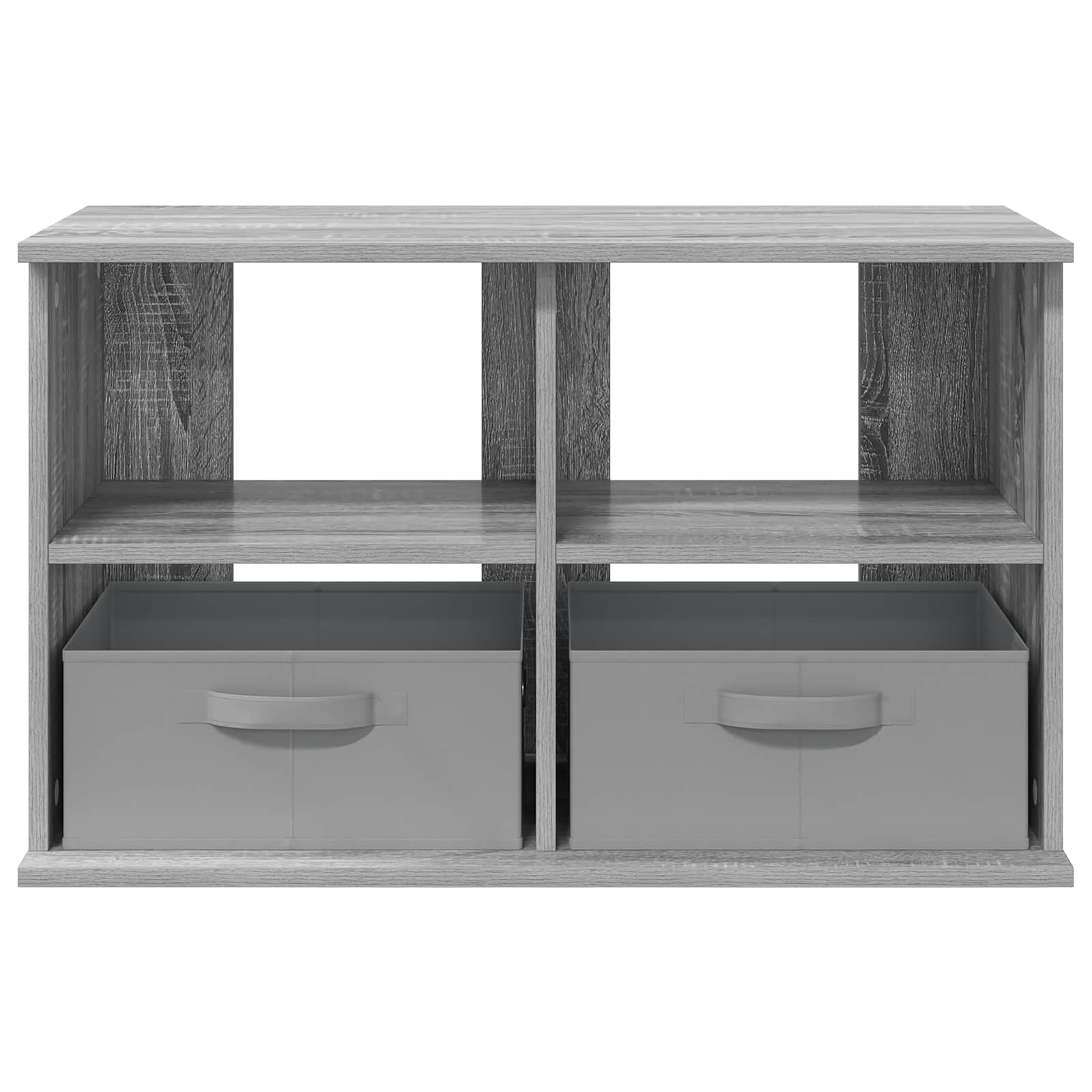 vidaXL TV-Ständer mit Schubladen Graues Sonoma 79 x 40 x 48 cm