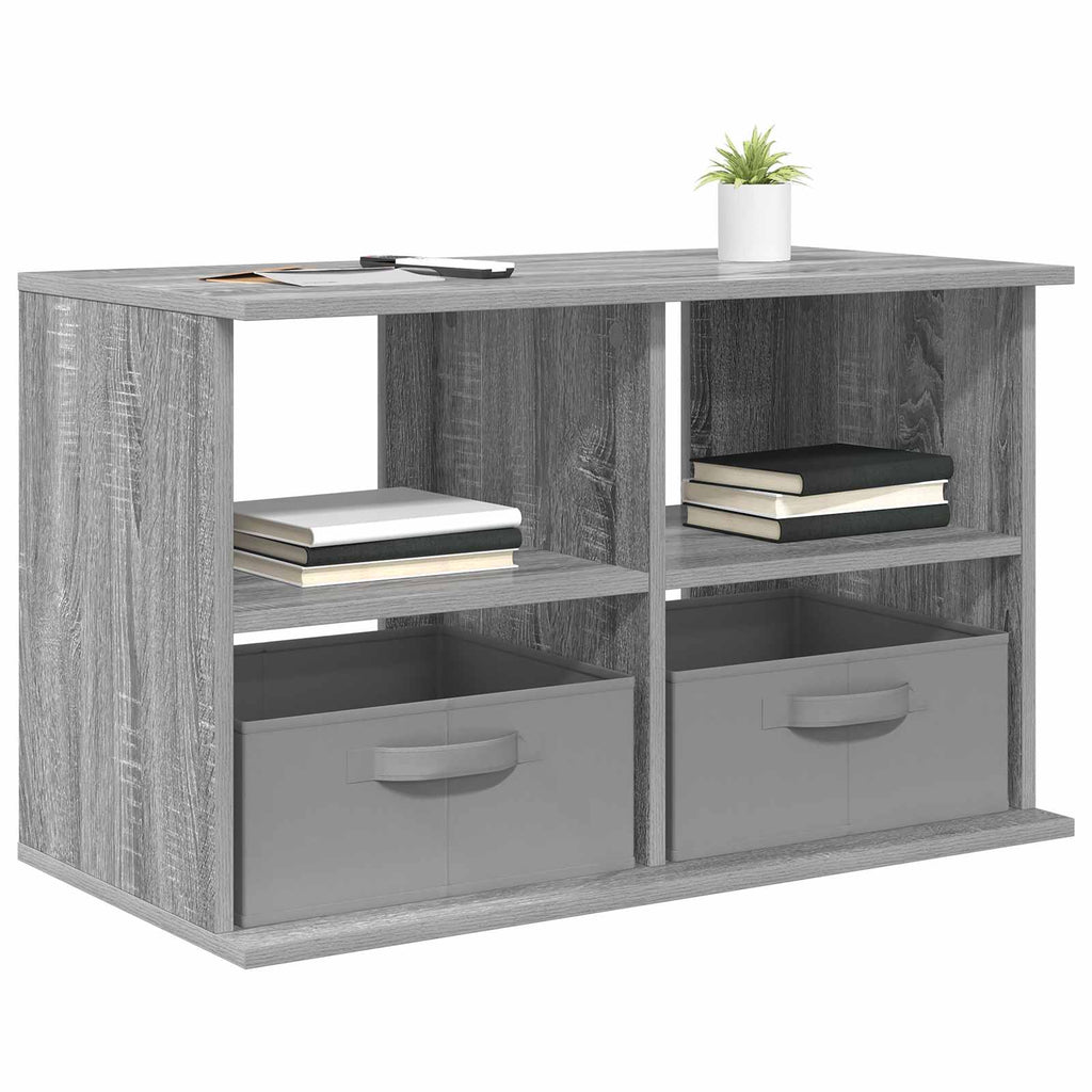 vidaXL TV-Ständer mit Schubladen Graues Sonoma 79 x 40 x 48 cm