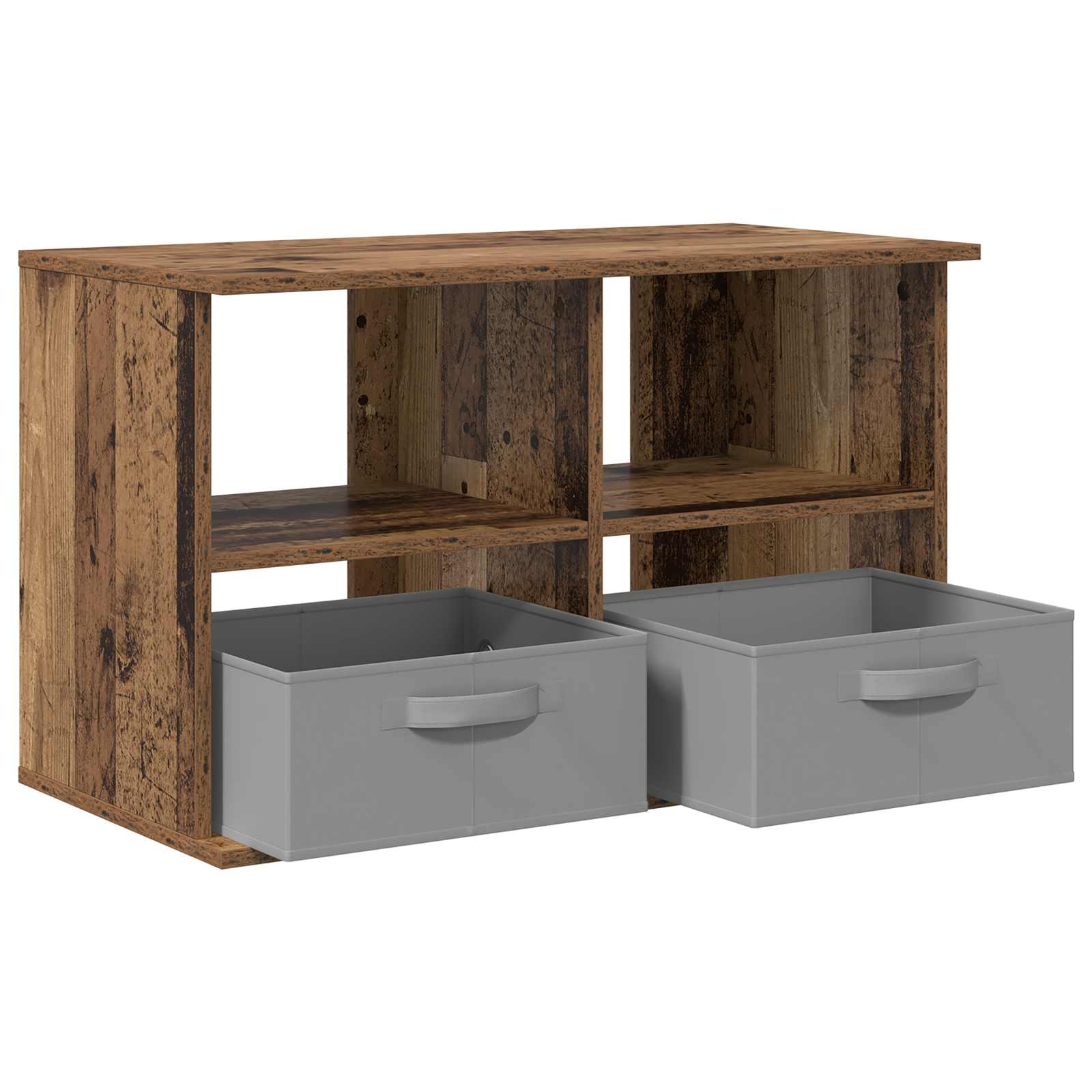vidaXL TV-Ständer mit Schubladen Altholz 79 x 40 x 48 cm