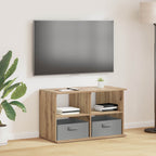 vidaXL TV-Ständer mit Schubladen Artisan-Eiche 79 x 40 x 48 cm