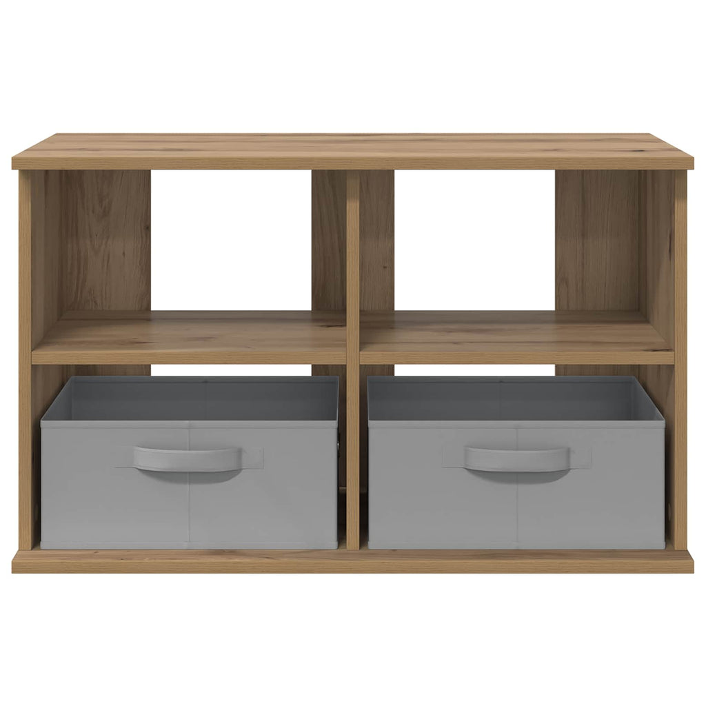 vidaXL TV-Ständer mit Schubladen Artisan-Eiche 79 x 40 x 48 cm