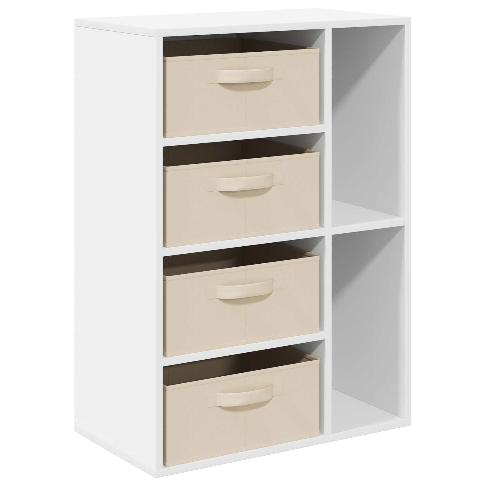 vidaXL Sideboard mit Schubladen Weiß 60 x 33,5 x 84 cm